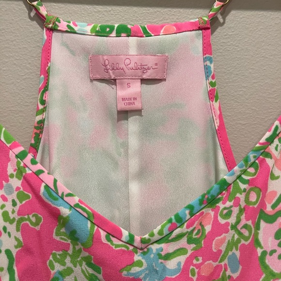 Lilly Pulitzer pink floral dress small - Picture 4 of 4